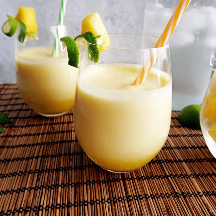 3-Ingredient Pineapple Coconut Water Slushies