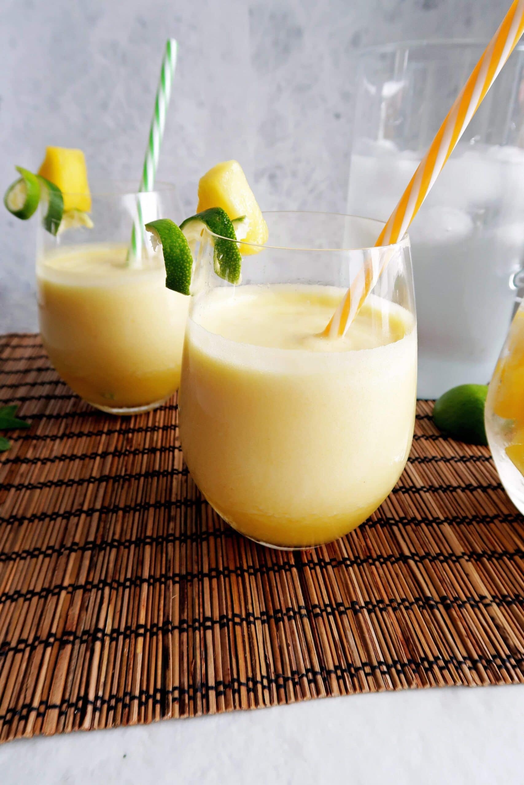 3-Ingredient Pineapple Coconut Water Slushies