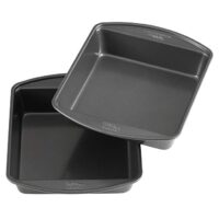 Non-Stick 8-Inch Square Cake Pans, Set of 2