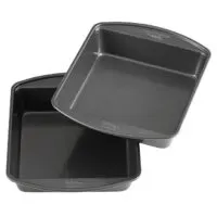 Non-Stick 8-Inch Square Cake Pans, Set of 2