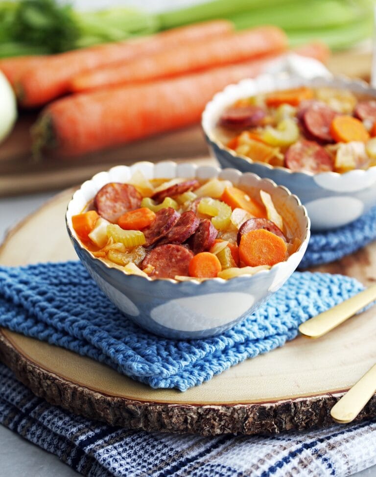 Instant Pot Fennel Cabbage and Sausage Soup Yay! For Food