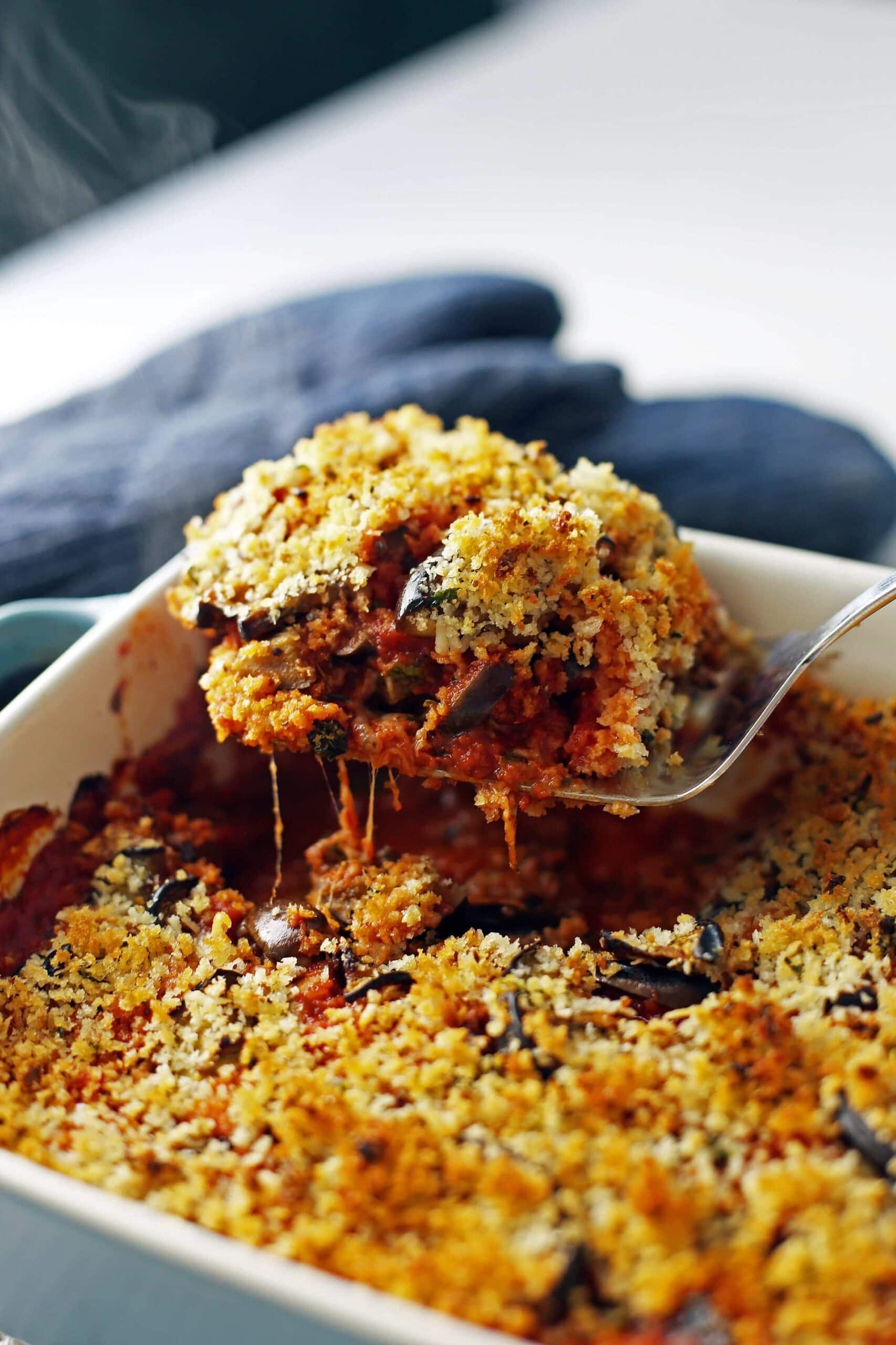 Baked Eggplant Parmesan Casserole