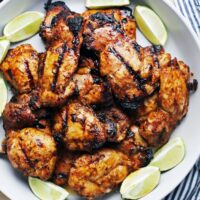 Grilled Chili Lime Chicken Thighs
