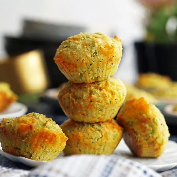 Broccoli Cheddar Cornbread Muffins