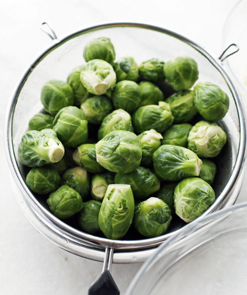 Parmesan Brussels Sprouts with Sour Cream Herb Dip Yay! For Food