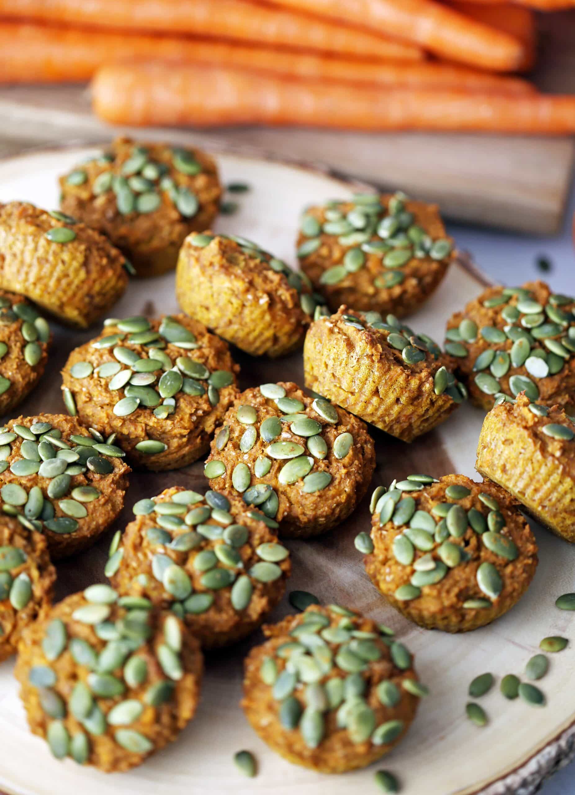 Healthy Carrot Pumpkin Muffins