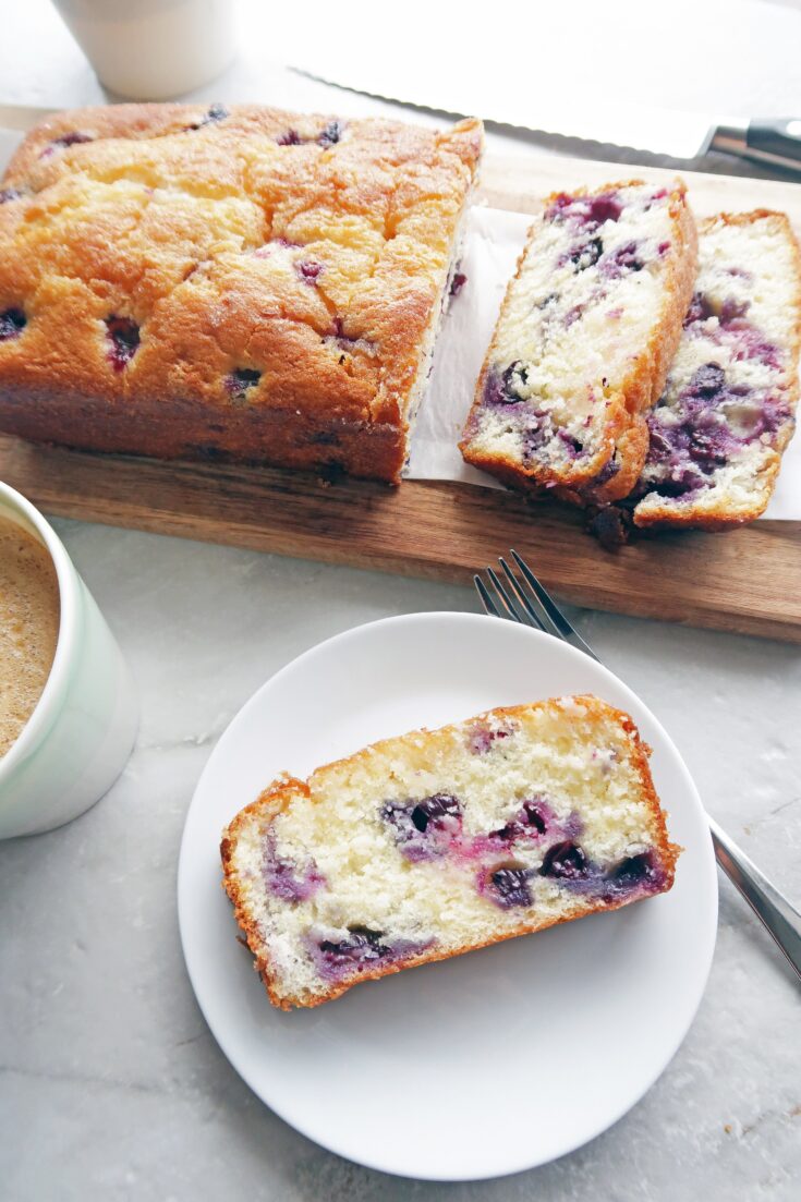 Classic Lemon Blueberry Loaf Cake - Yay! For Food