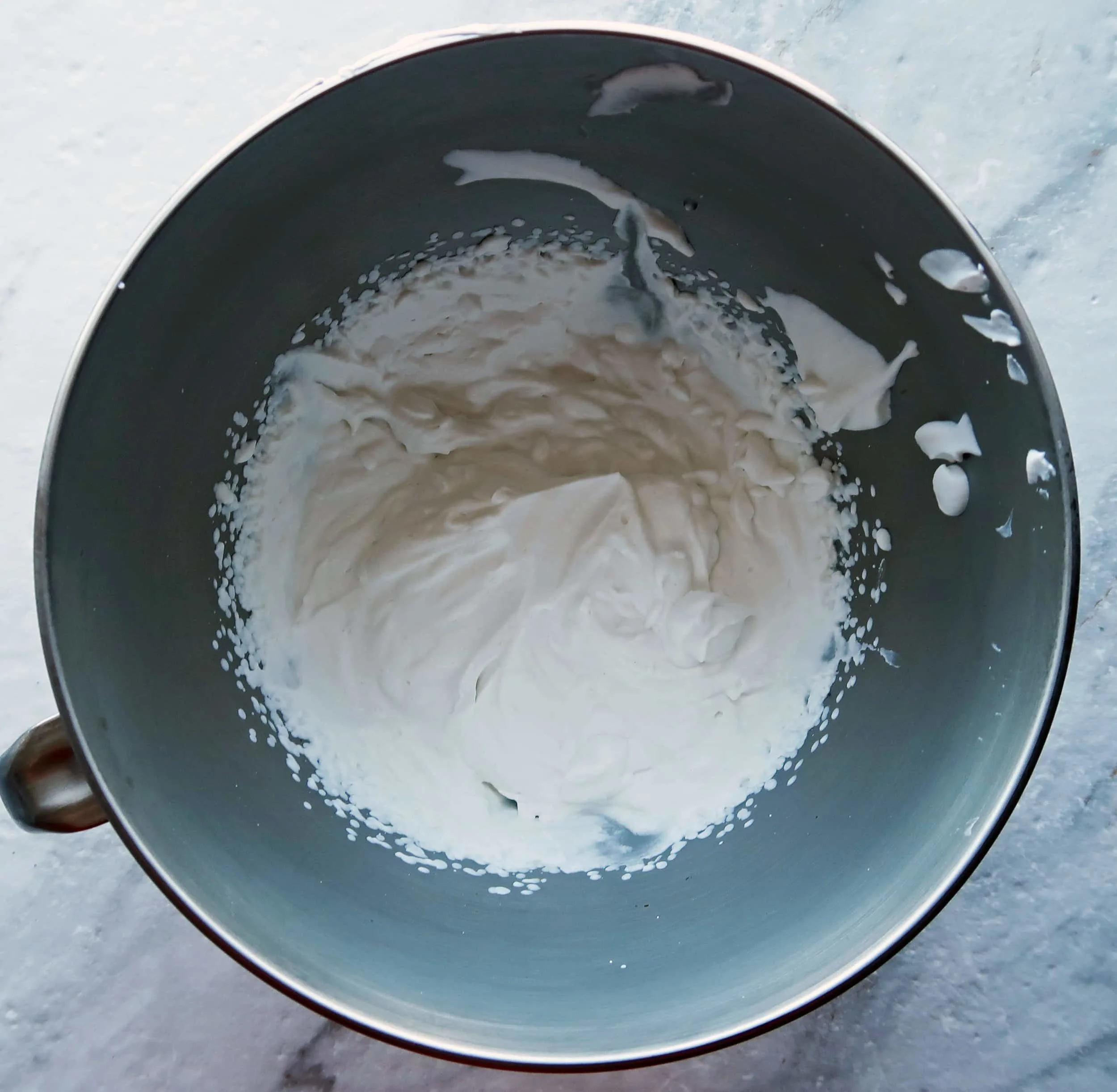 Coconut whipped cream.