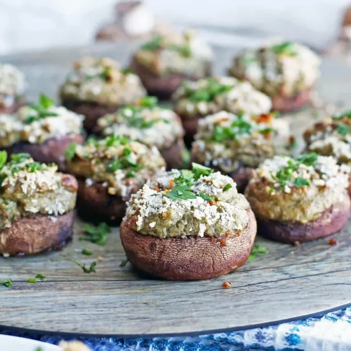 Easy Cream Cheese Stuffed Mushrooms