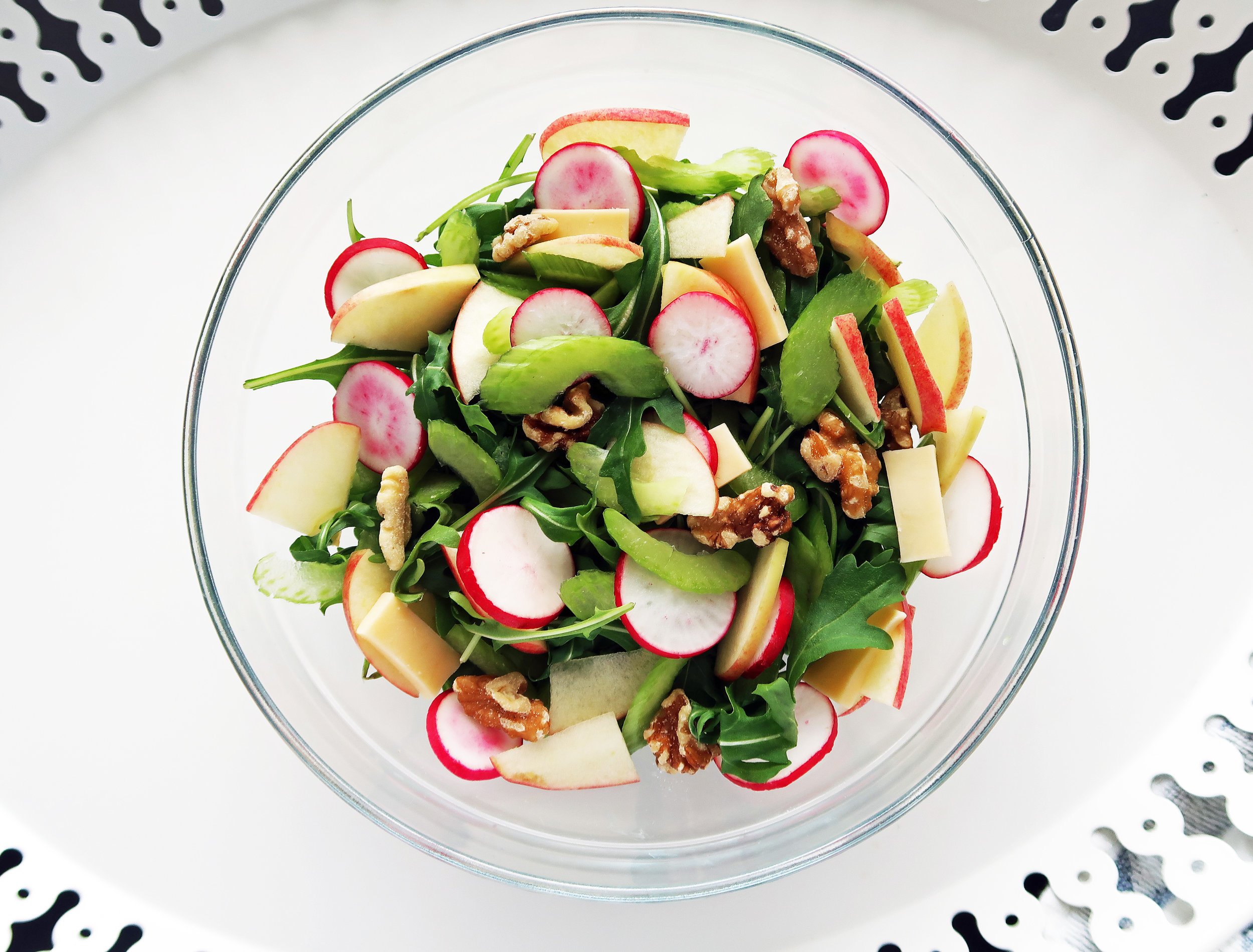 Crunchy Winter Salad in a bowl.