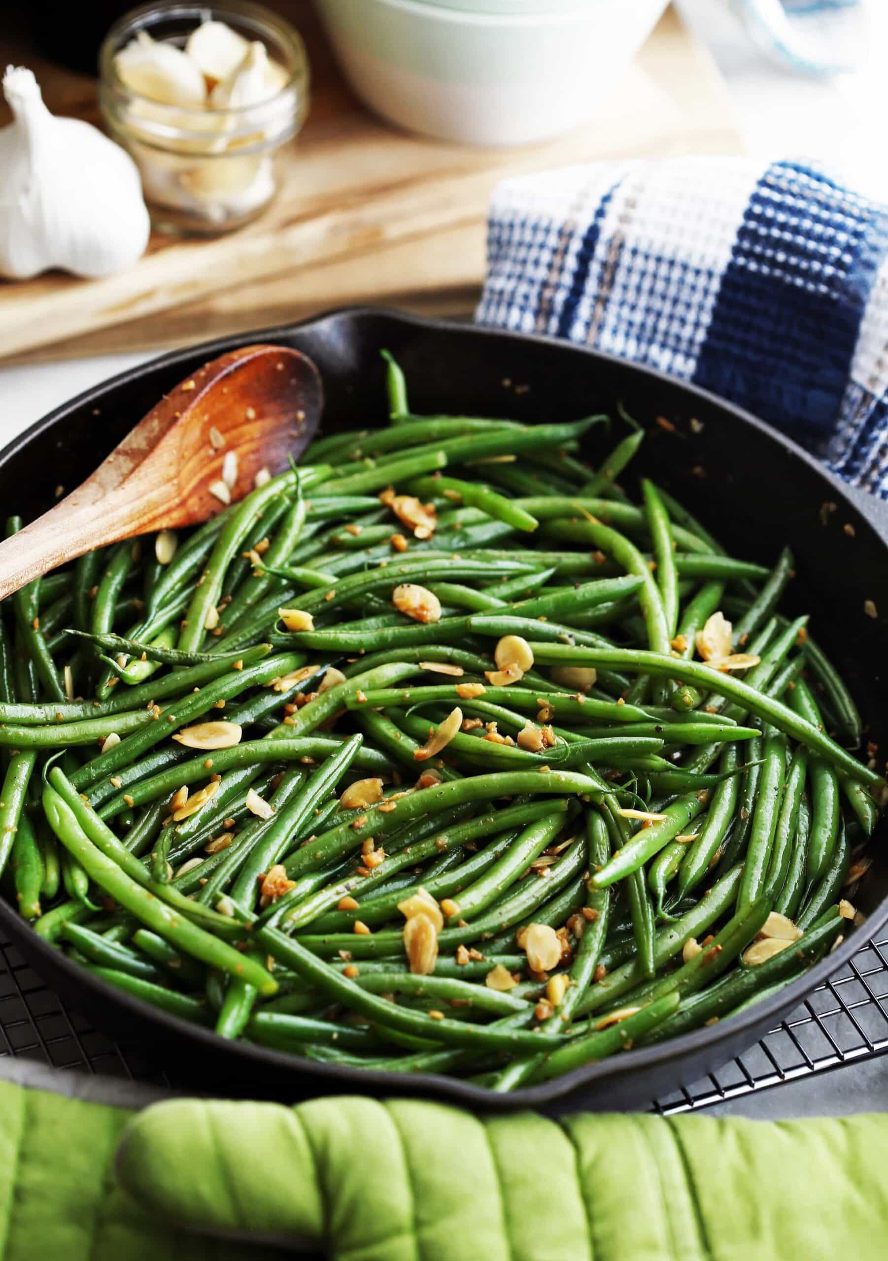 Garlic Ginger Green Beans