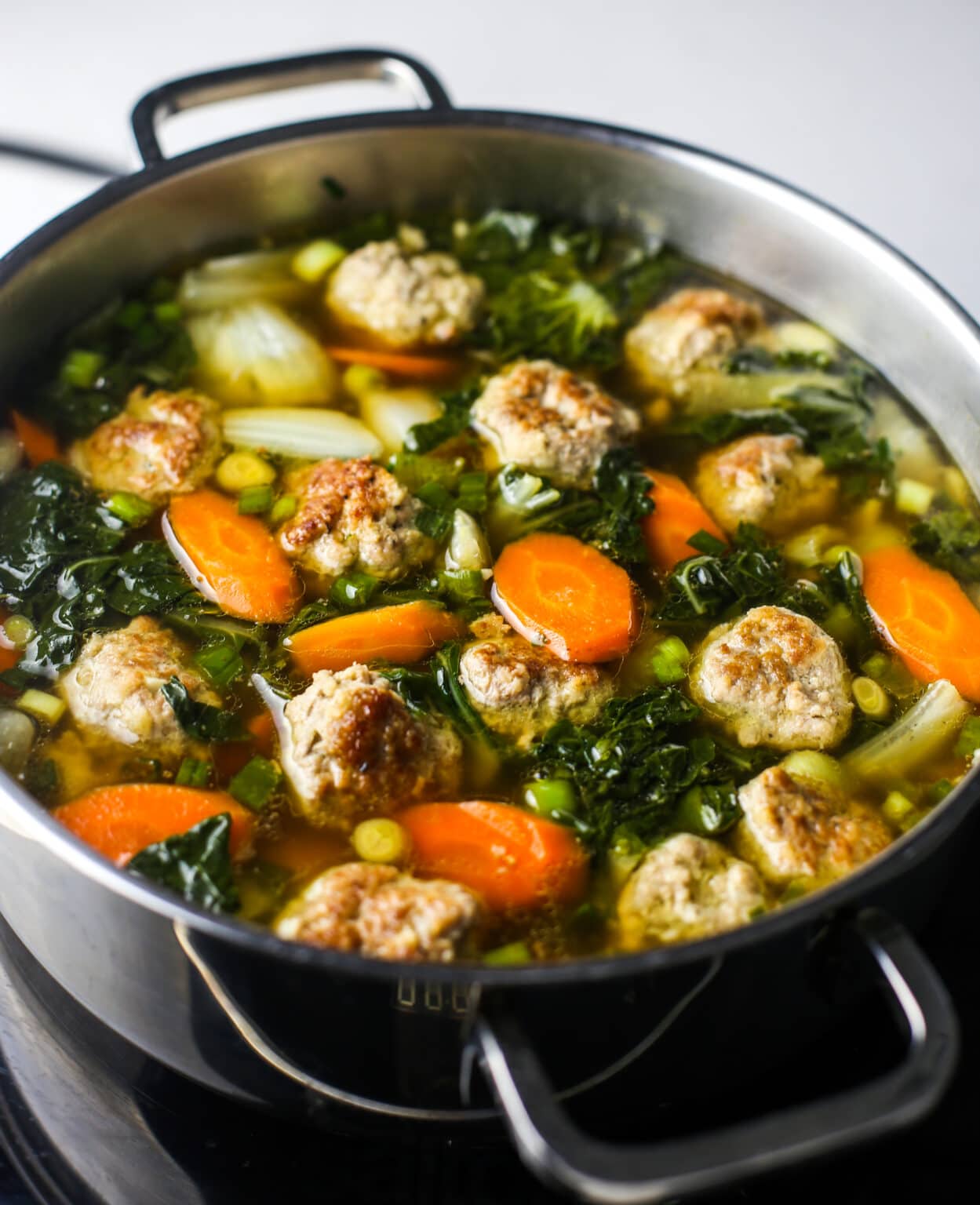 Ginger Pork Meatball Soup with Bok Choy Yay! For Food