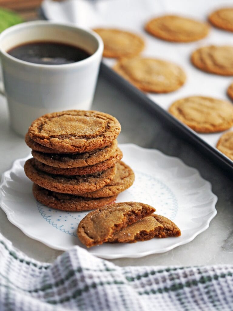Classic Chewy Gingersnap (Ginger Molasses) Cookies Yay! For Food