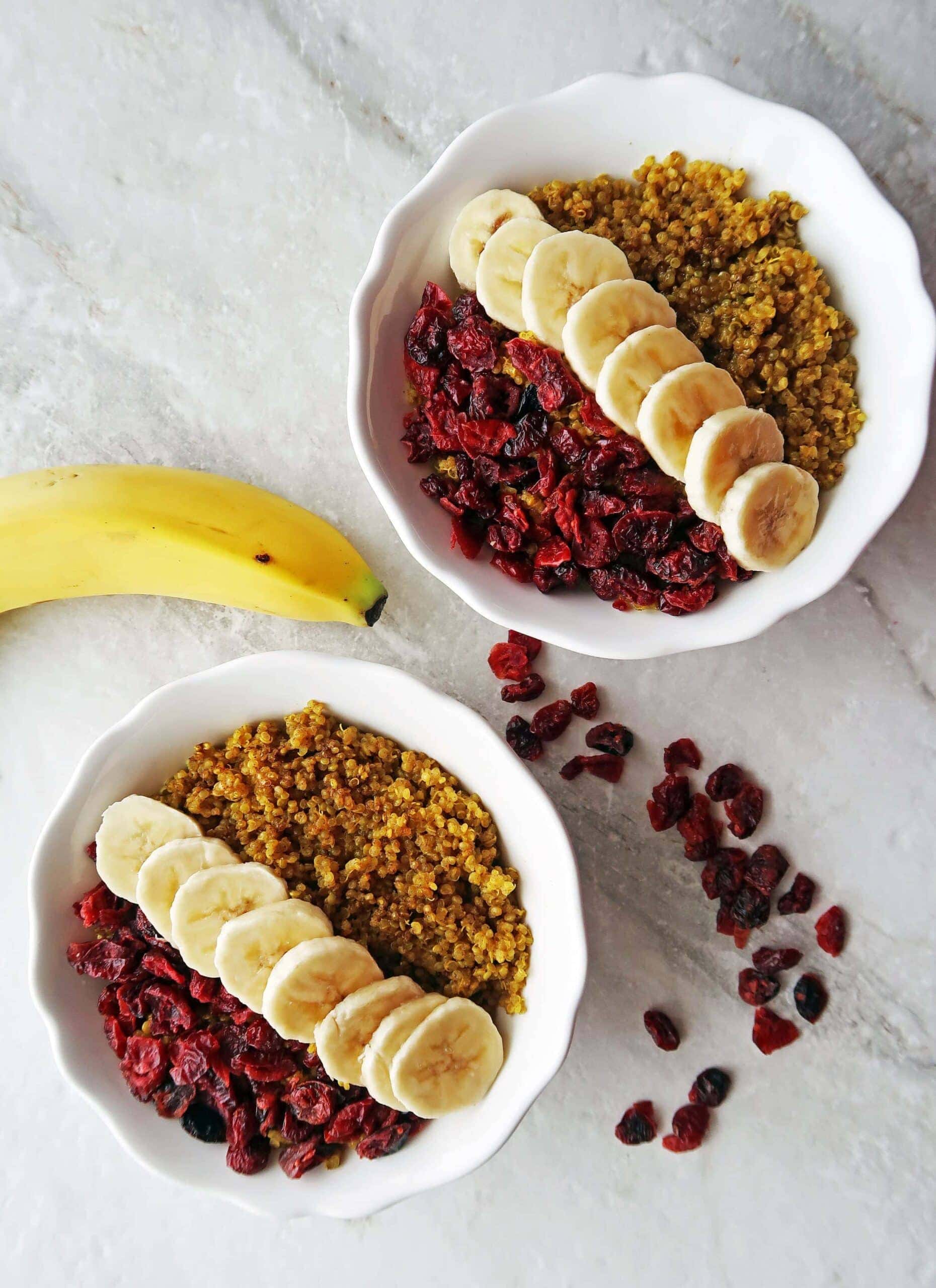 Golden Milk (Turmeric Latte) Quinoa Bowl