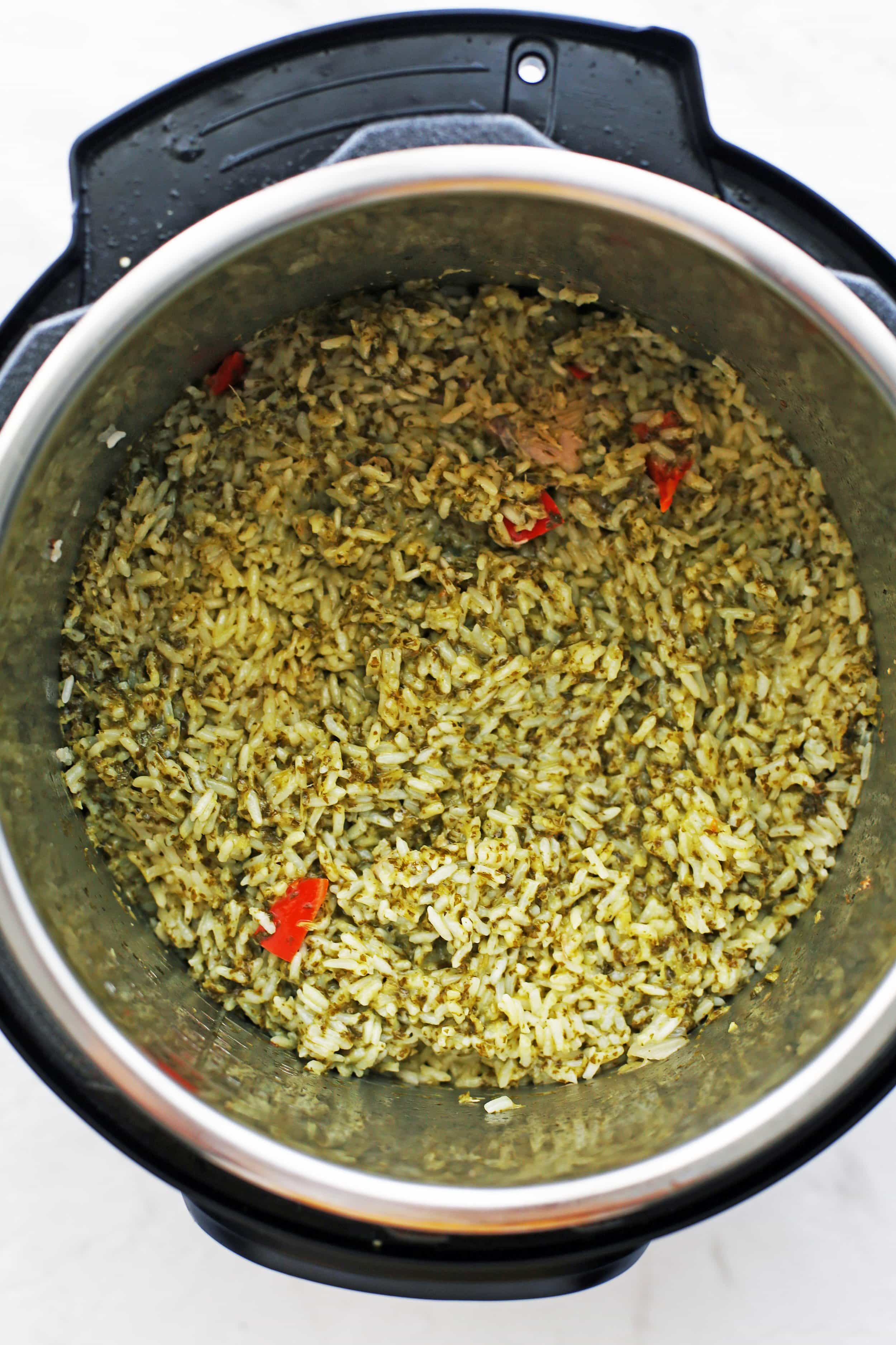 Instant Pot Cilantro Lime Chicken and Rice Yay For Food