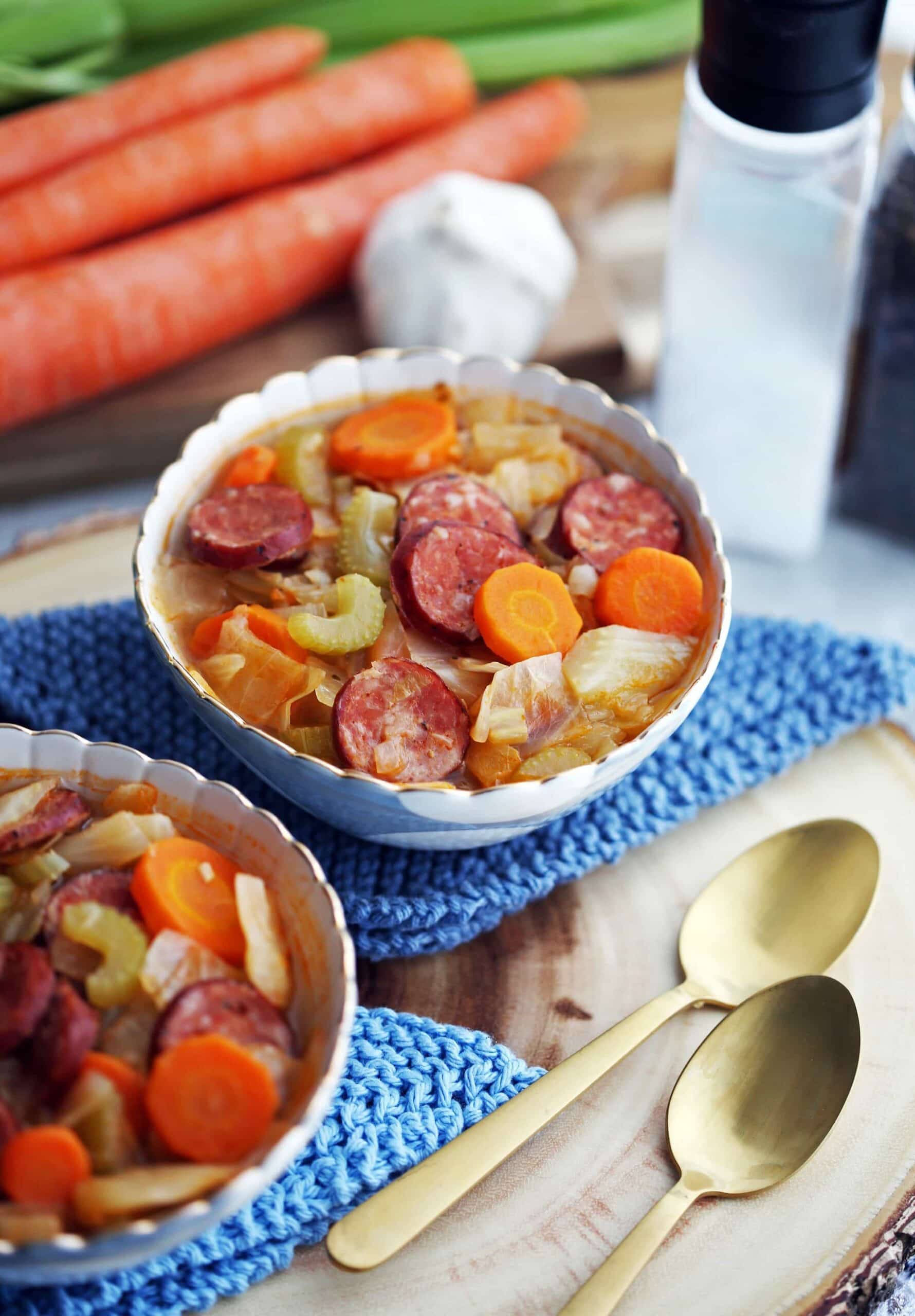 Instant Pot Fennel Cabbage and Sausage Soup