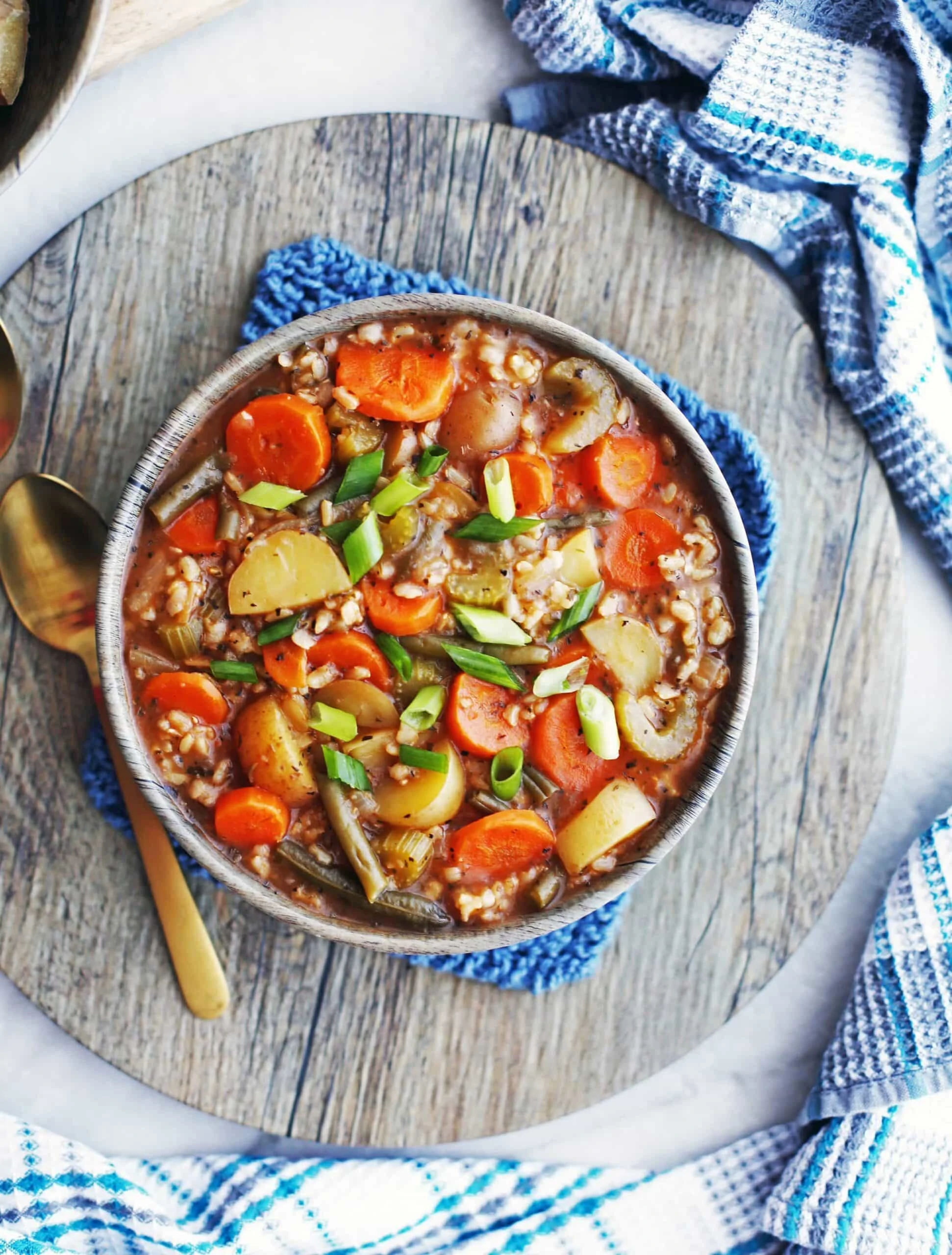 Instant pot hearty top vegetable soup