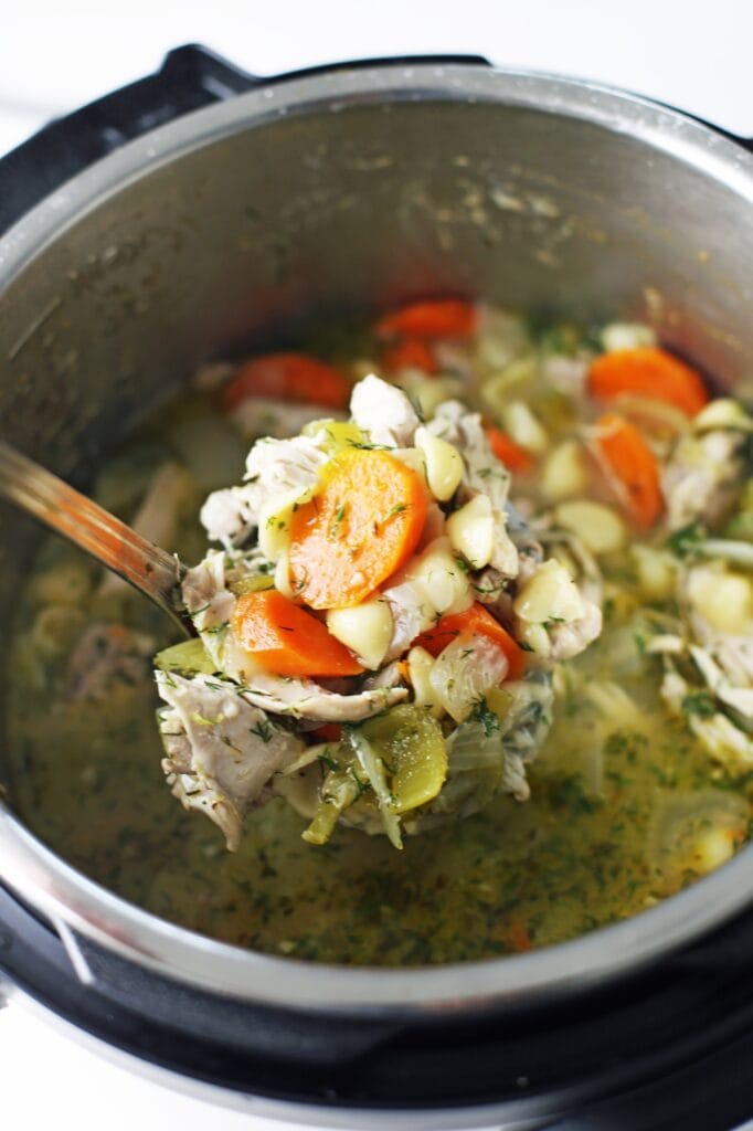 Instant Pot Lemon Dill Chicken Noodle Soup Yay! For Food