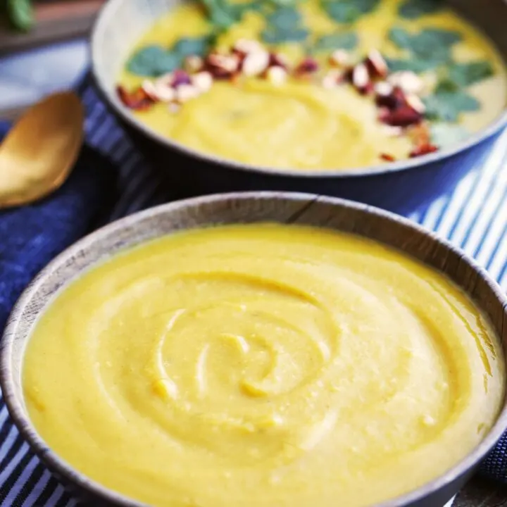 Instant Pot Turmeric Cauliflower Potato Soup