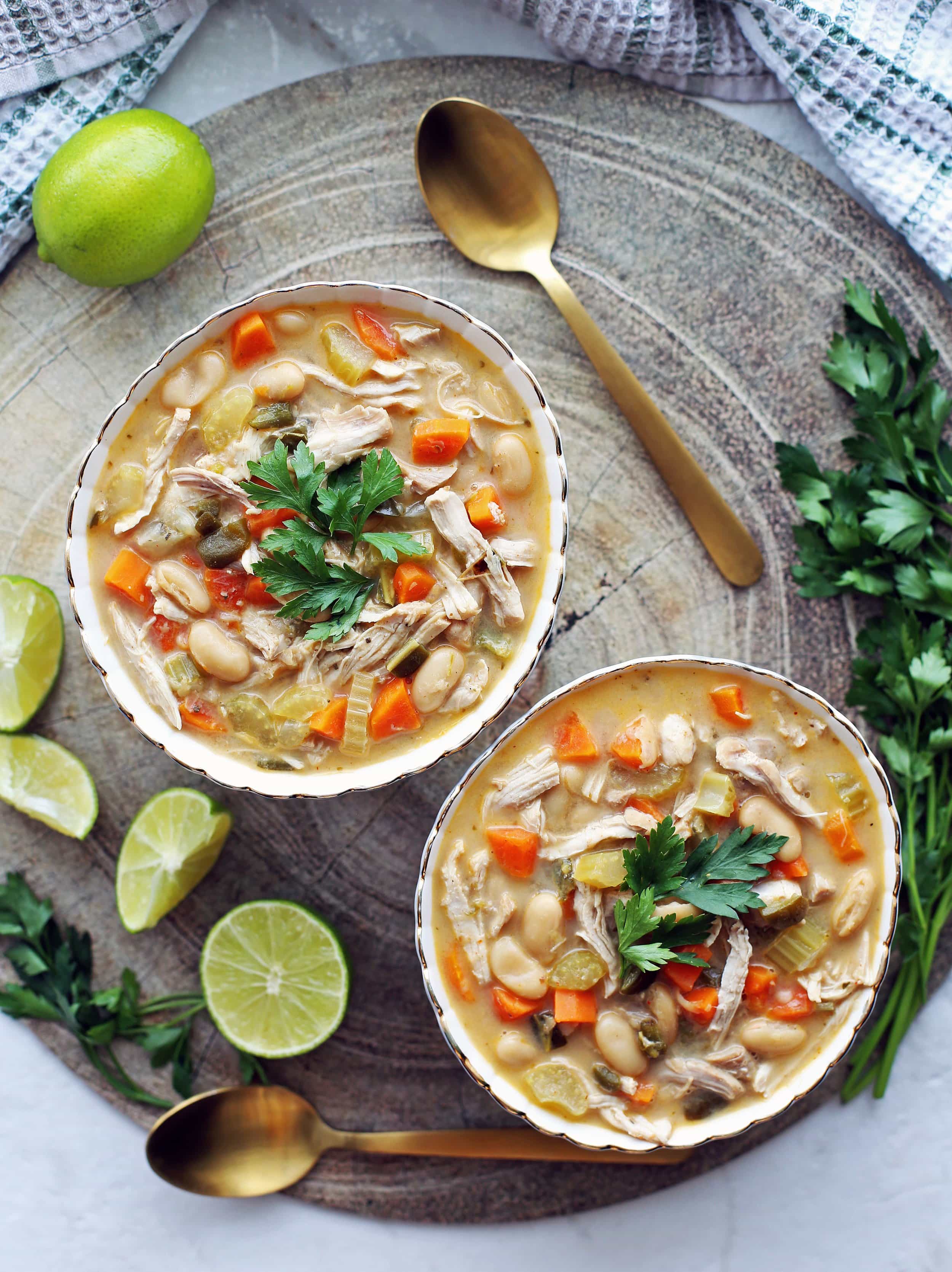 Instant Pot White Bean Chicken Chili