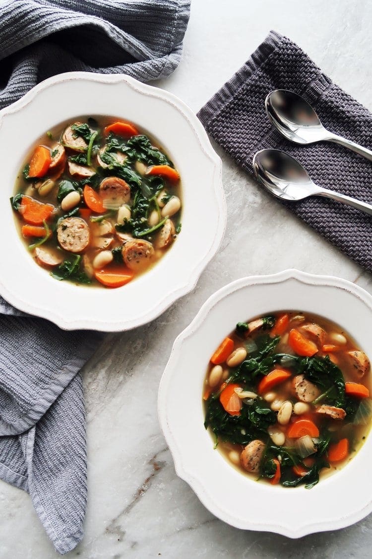 Kale, White Bean, and Sausage Soup