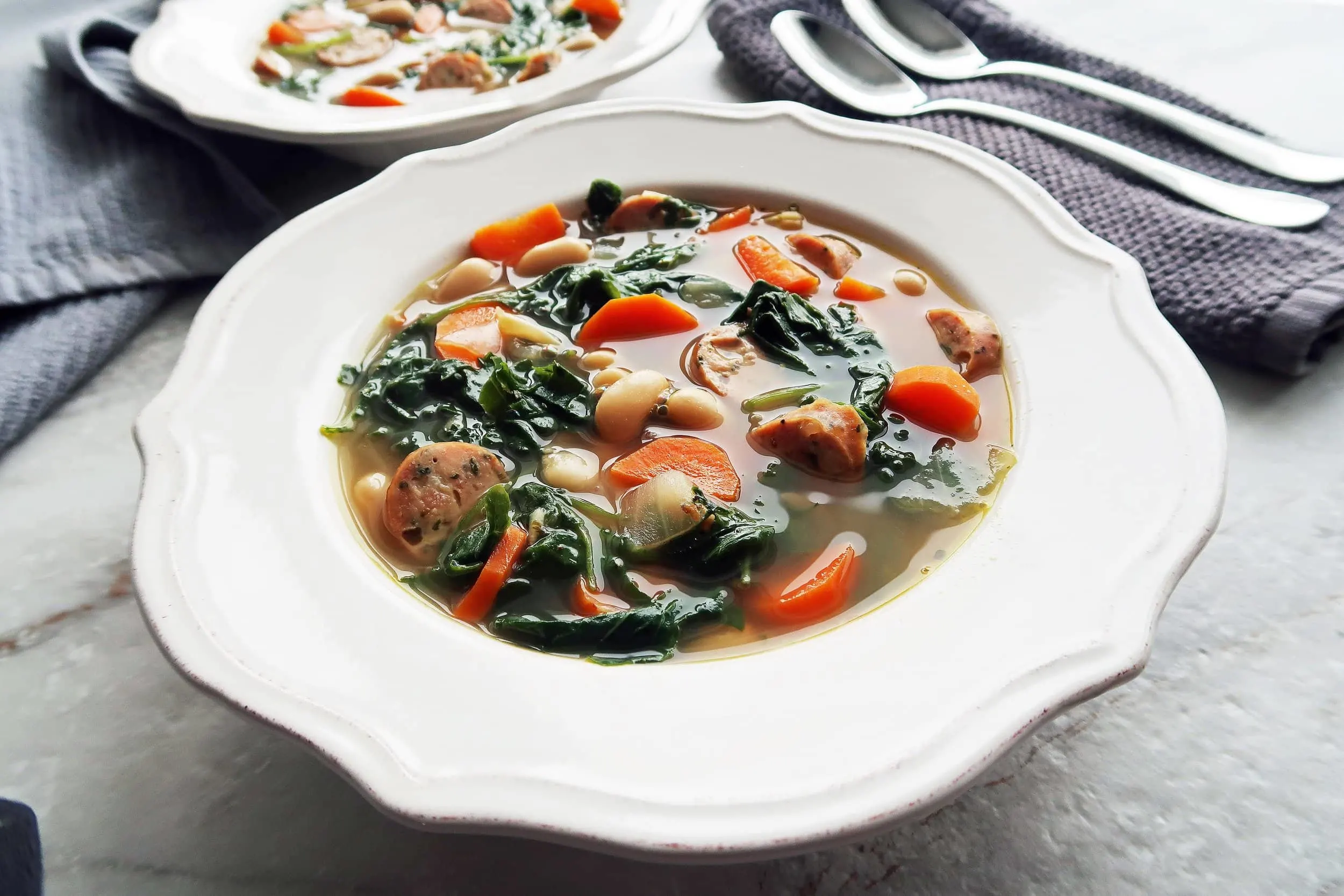 Kale, White Bean, and Sausage Soup