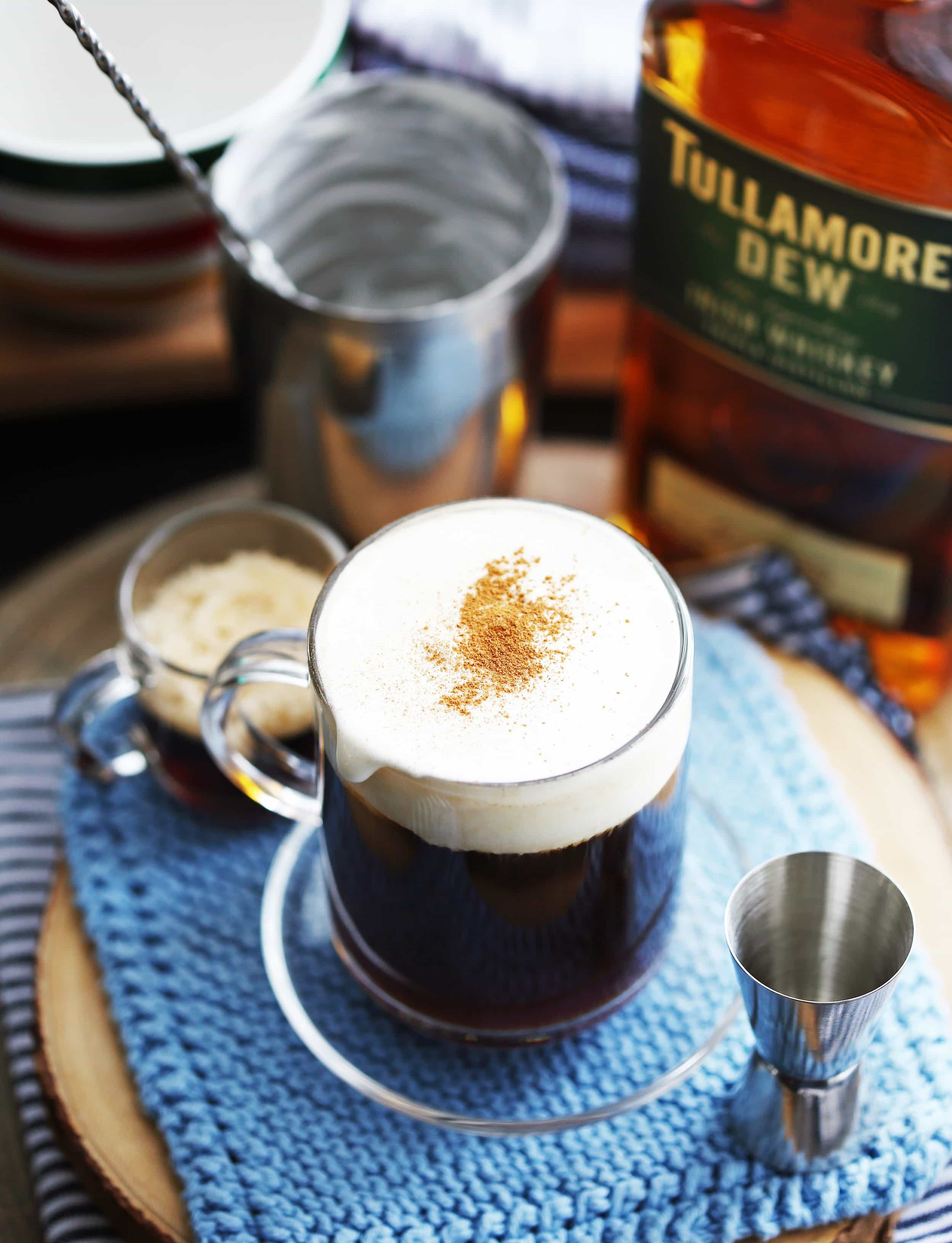 Maple Irish Coffee Cocktail