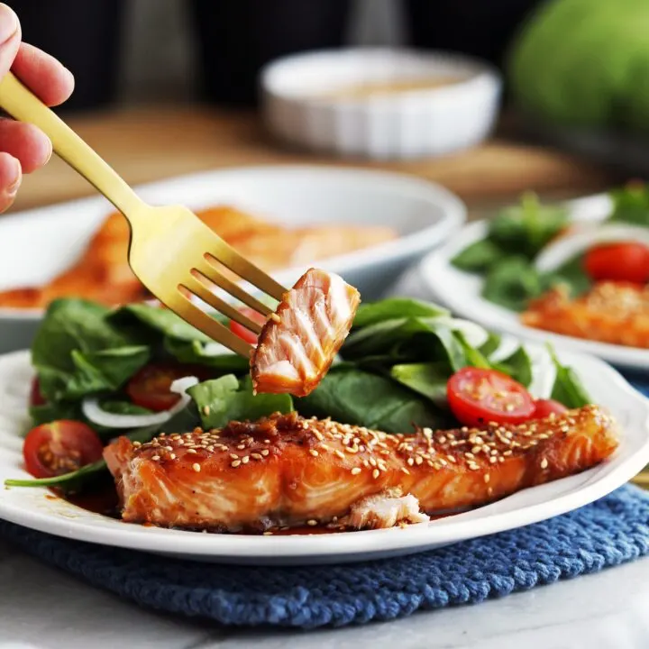 Maple-Soy Baked Salmon