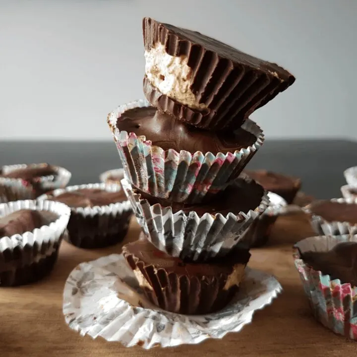 Mini Chocolate Cups with Pumpkin Spice Whipped Cream