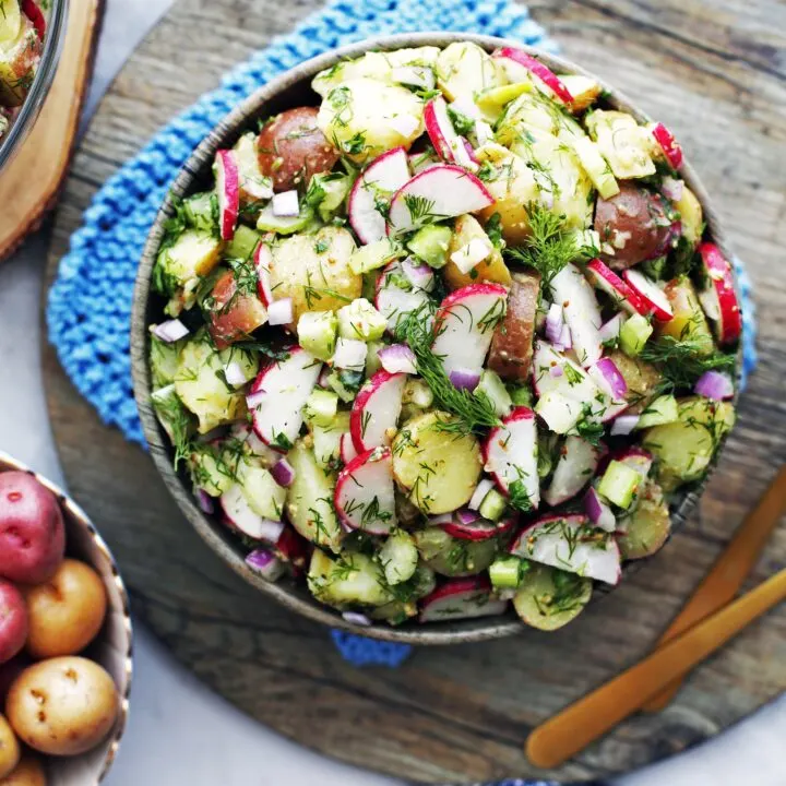 Mustard Dill Potato Salad (No Mayo)