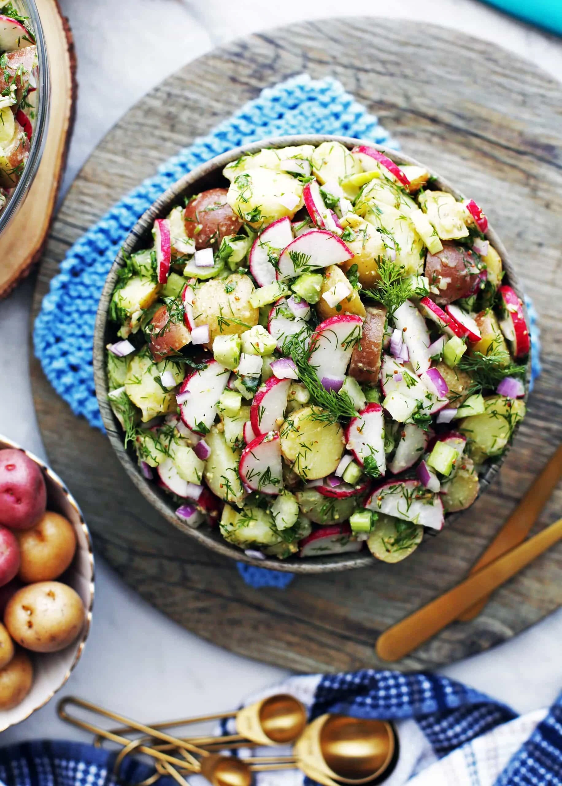 Mustard Dill Potato Salad (no mayo