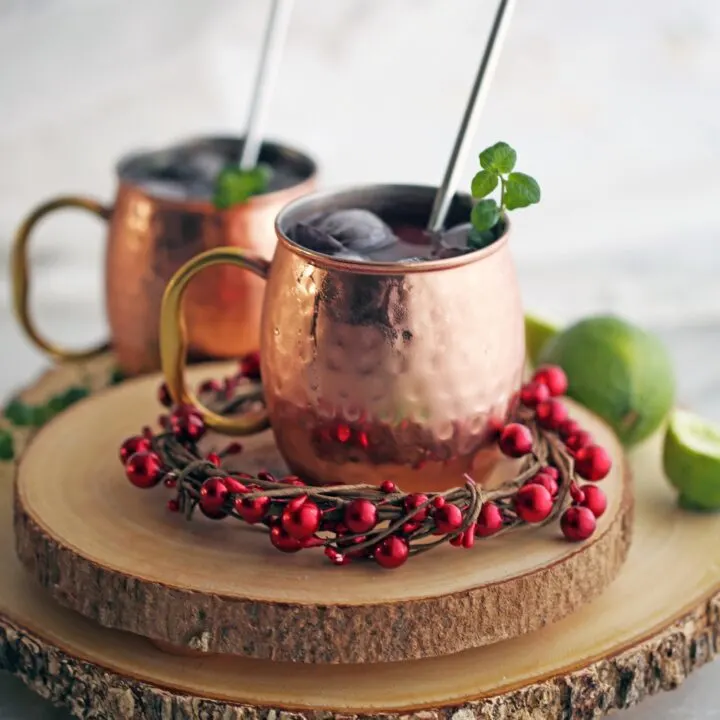 Pomegranate Honey Moscow Mule