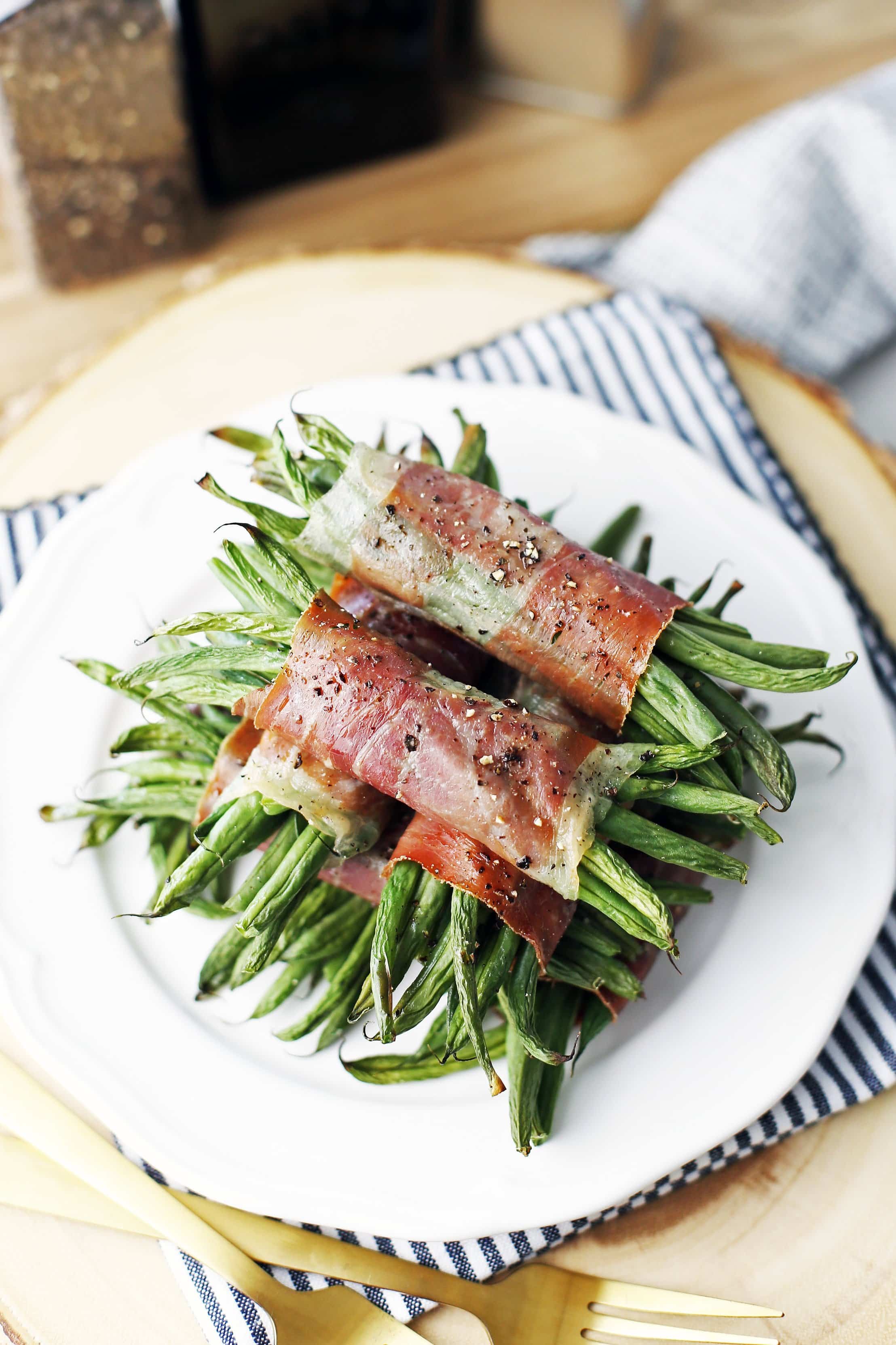 4-Ingredient Prosciutto Wrapped Green Beans