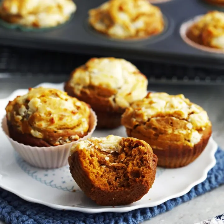 Pumpkin Cream Cheese Muffins