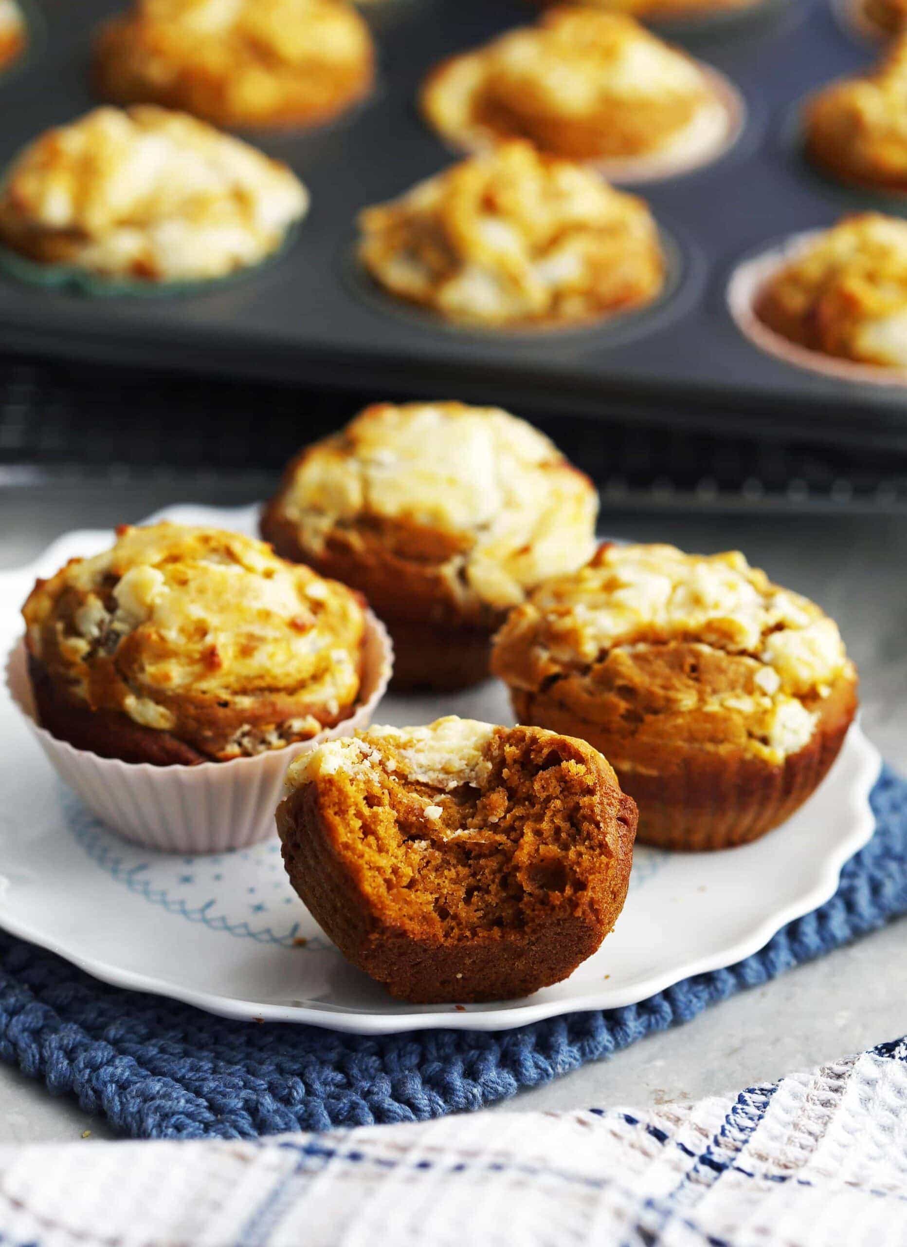 Pumpkin Cream Cheese Muffins