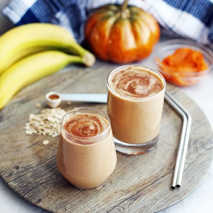 Pumpkin Pie Spice Protein Smoothie