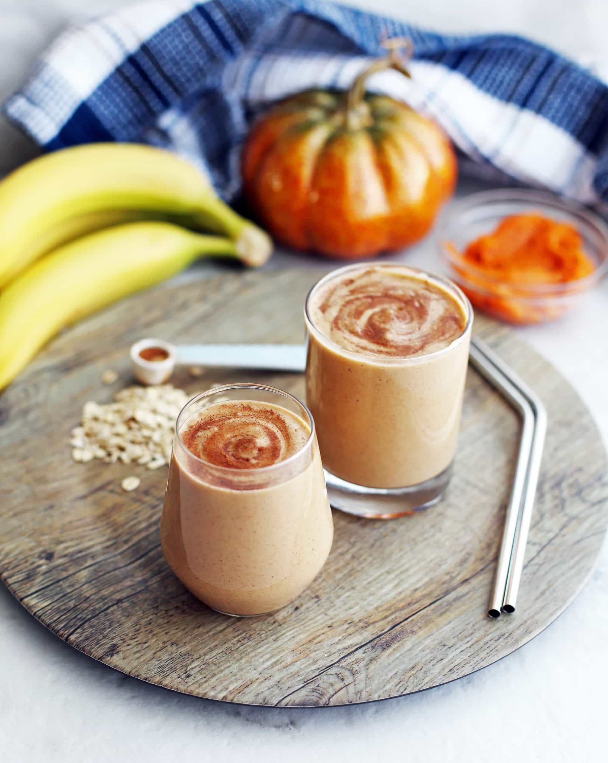 Pumpkin Pie Spice Protein Smoothie