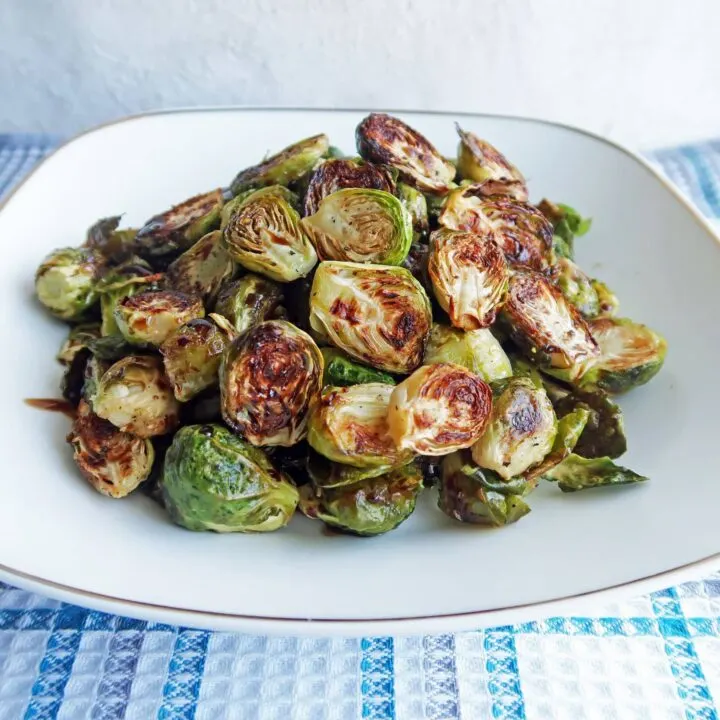 Roasted Brussels Sprouts with Balsamic-Maple Glaze