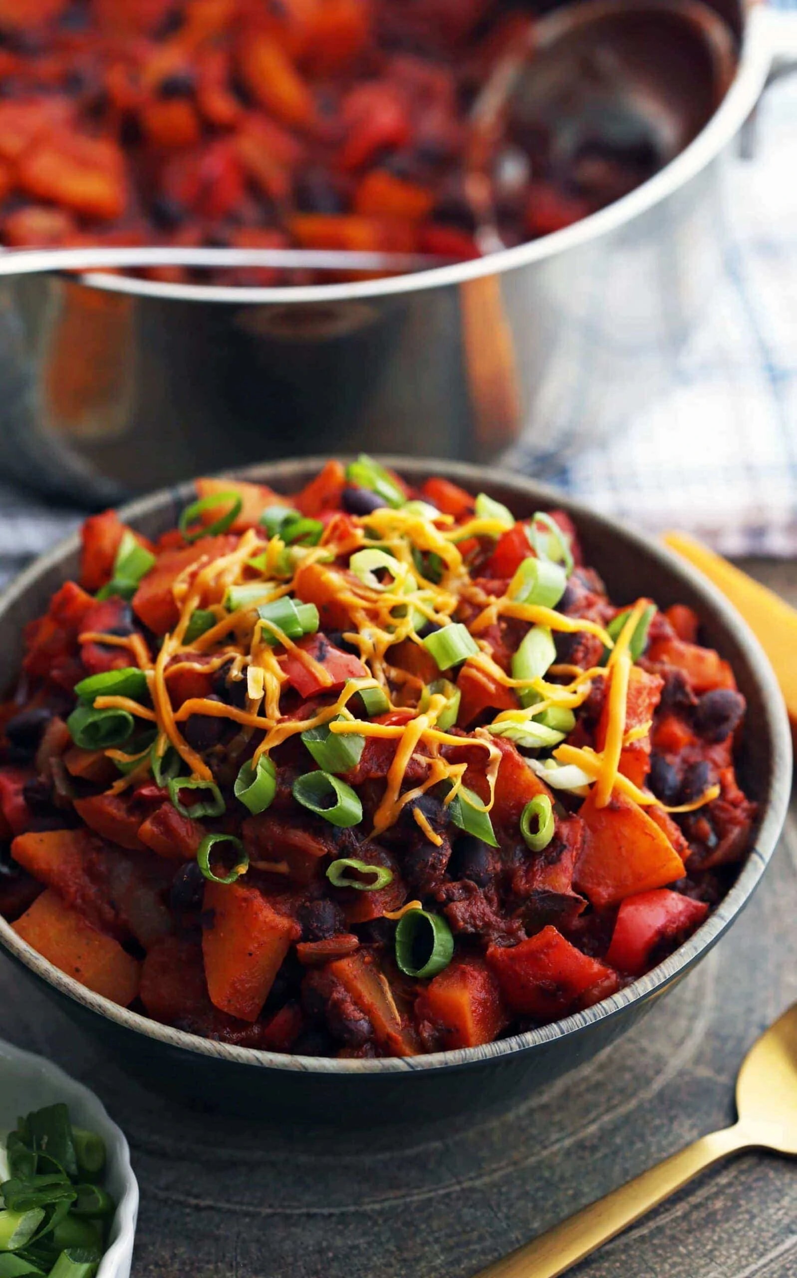 Roasted Butternut Squash And Black Bean Chili Yay For Food