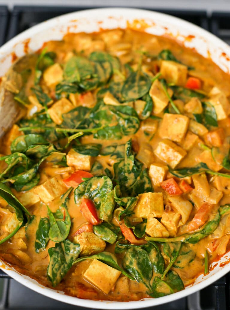 OnePan Tofu Coconut Curry Yay! For Food