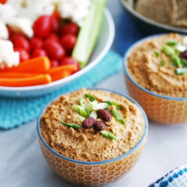 Spicy Roasted Cauliflower Garlic Dip