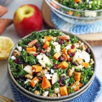 Sweet Potato Quinoa Kale Salad
