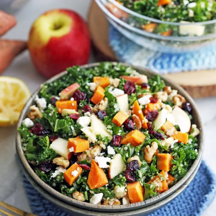 Sweet Potato Quinoa Kale Salad