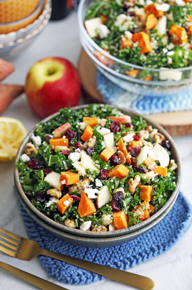 Sweet Potato Quinoa Kale Salad