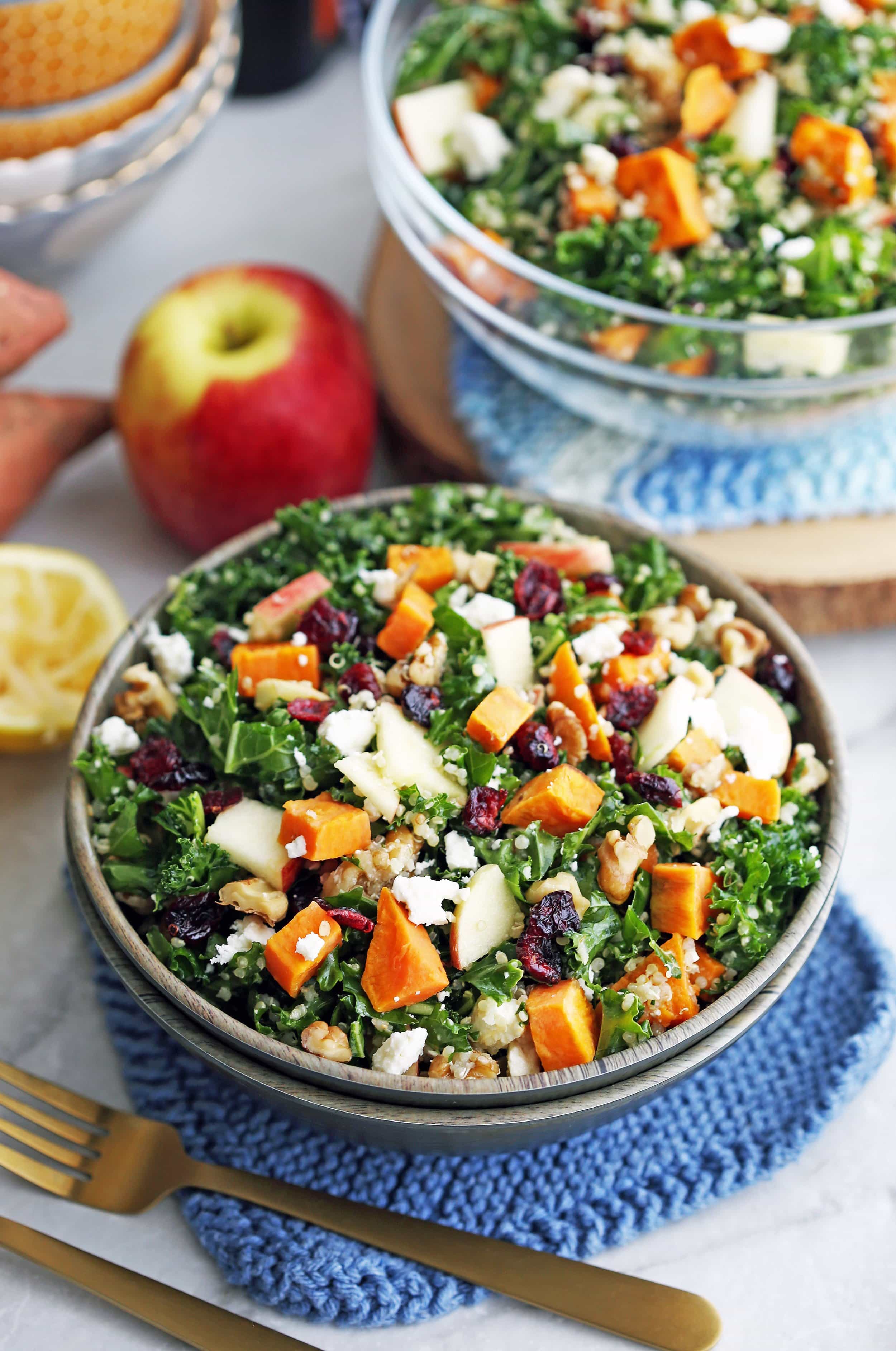 Sweet Potato Quinoa Kale Salad