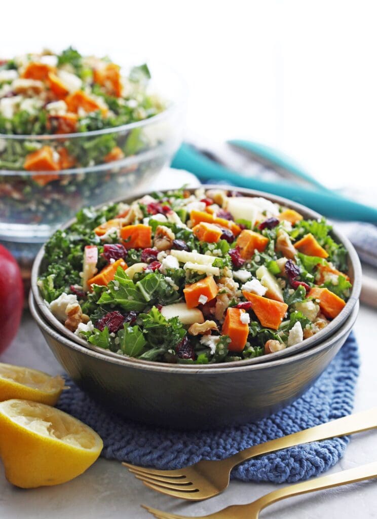 Sweet Potato Quinoa Kale Salad Yay! For Food