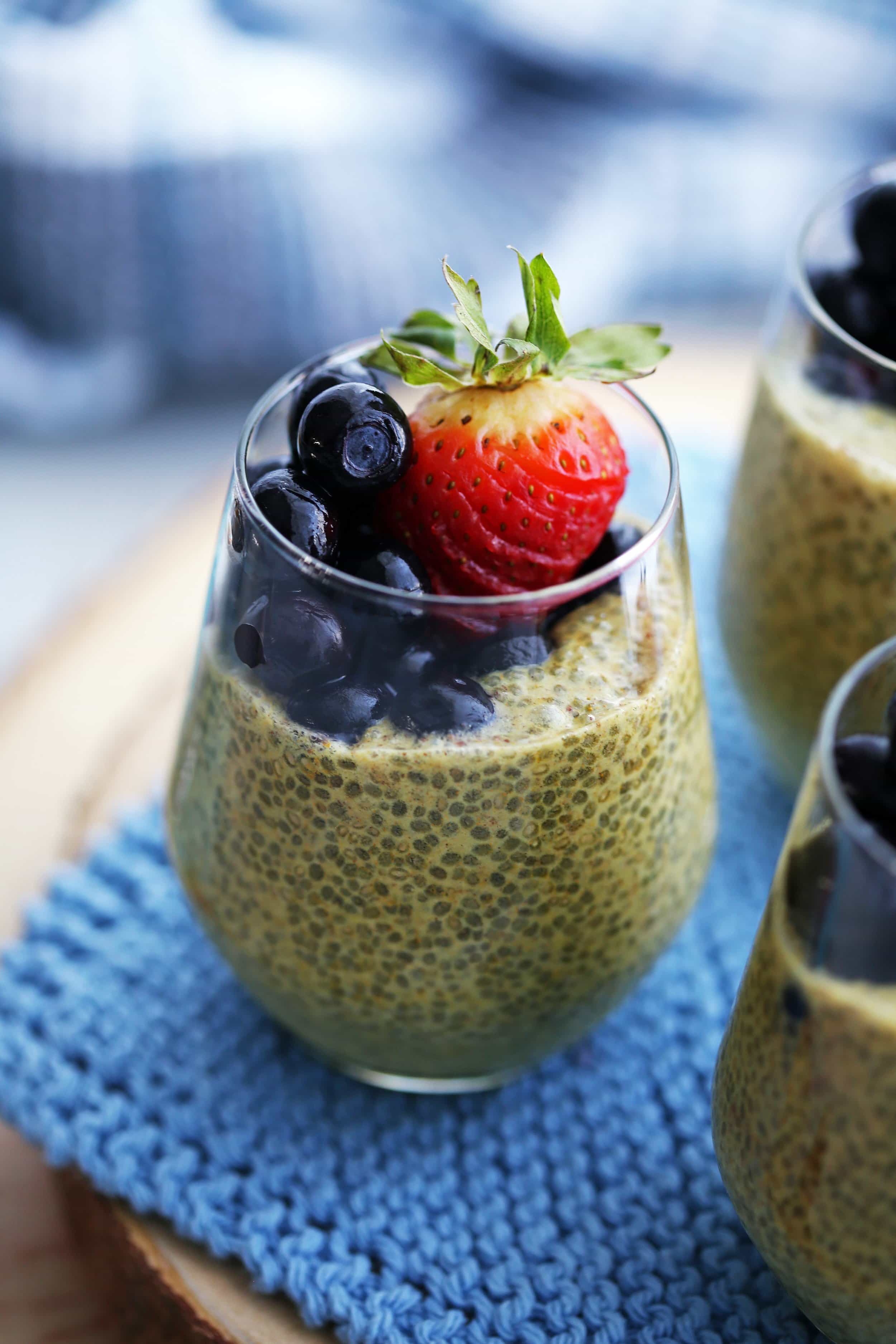 Easy Turmeric Milk Chia Pudding