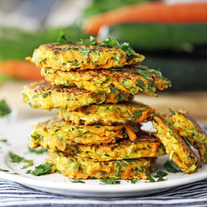 Easy Zucchini Carrot Pancakes